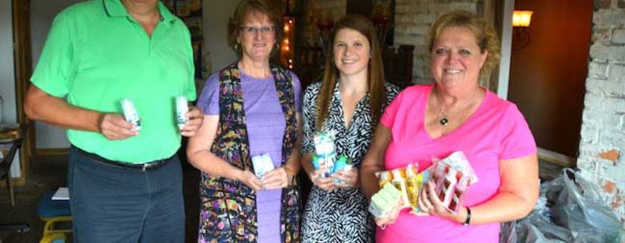 Rotary clubs donate clothing, toiletries to Medina Memorial