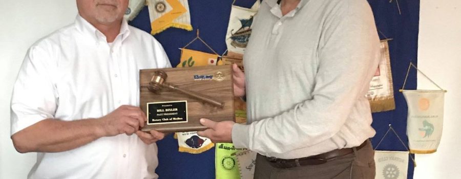 Recognizing a Past Rotary President