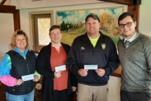 Local Volunteer Fire Departments Receive Donations From the Medina Rotary Club