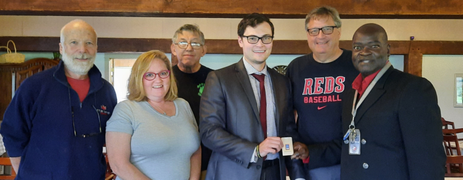 Medina Rotary Donates to Medina Central School District’s Community Liaison