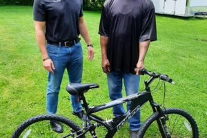 Rotary Club of Medina Purchases Bicycle for Local Man