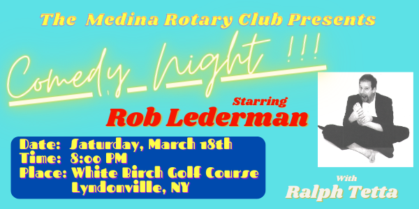 Rotary Club Comedy Night logo